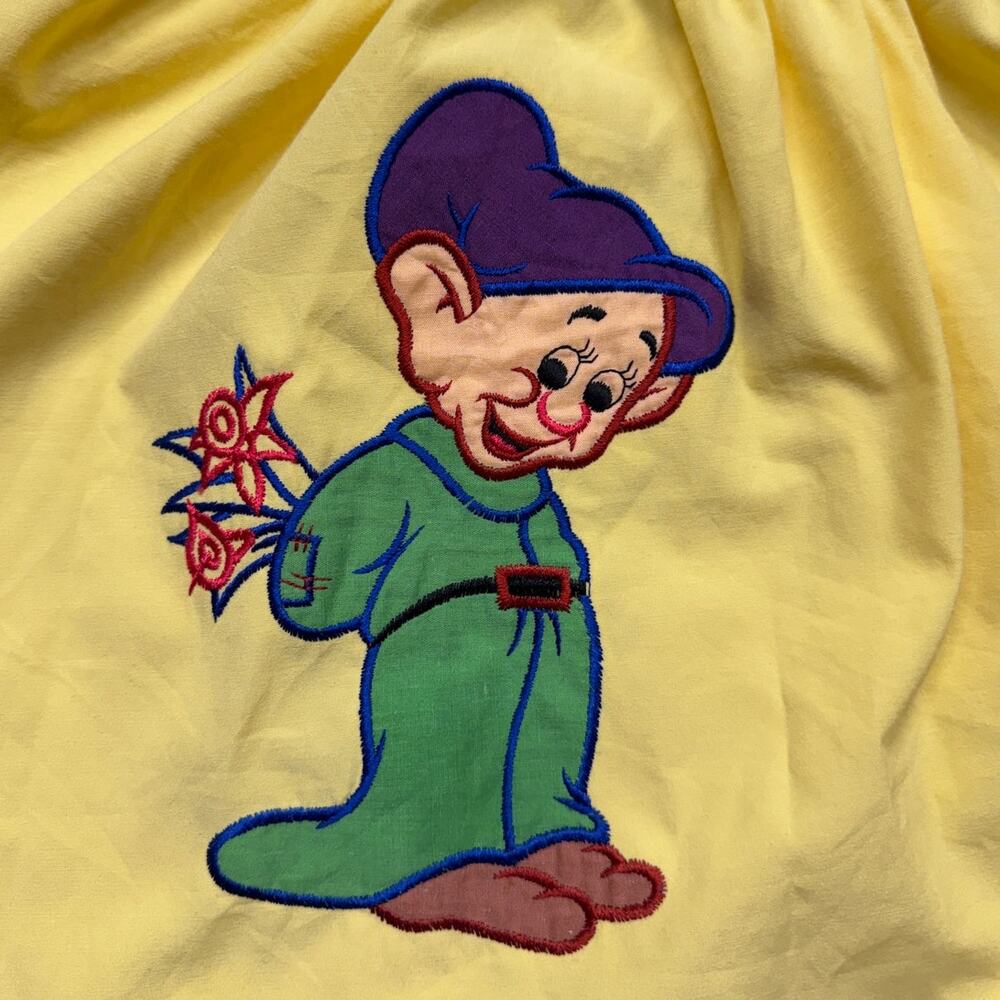 Vintage Rare Disney Character Fashions Snow White Dress & Dopey On Skirt Size 6X - Picture 3 of 10